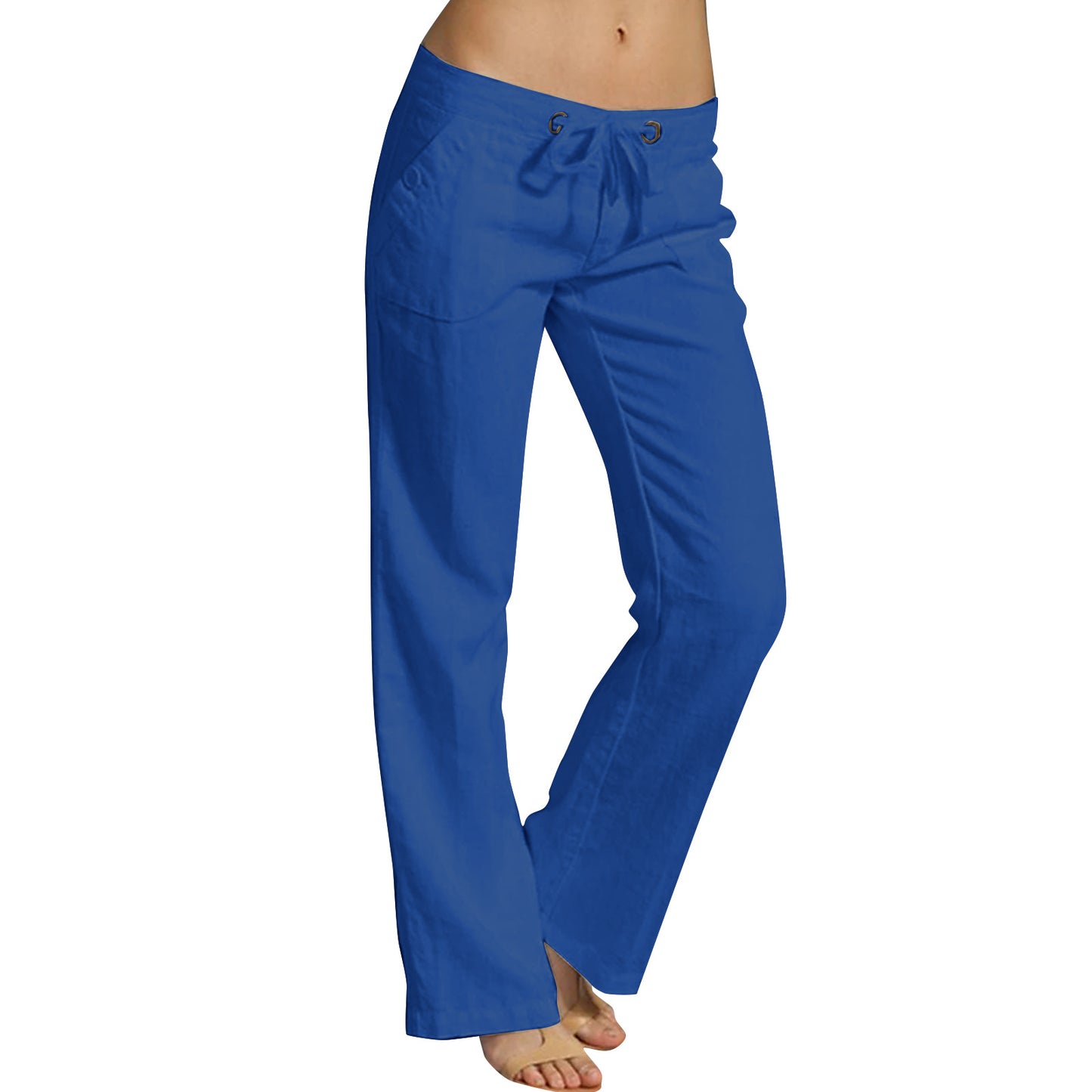 Women's Loose Cotton Linen Casual Pants