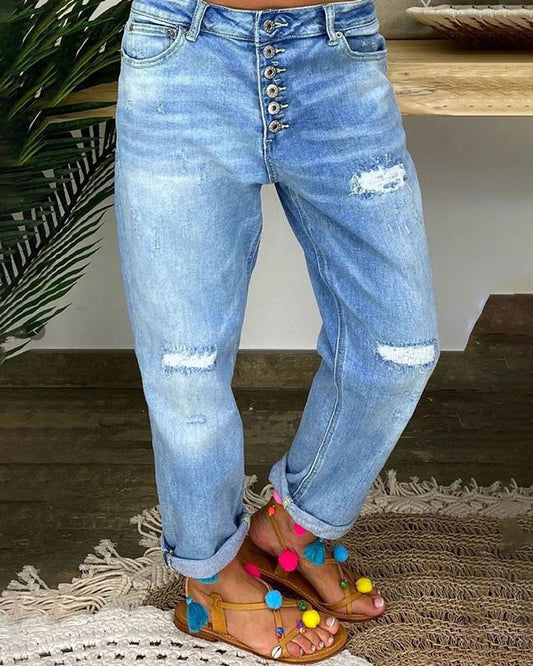 Straight Hollow Jeans